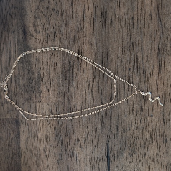 Jewelry - Gold Snake Pendant Necklace